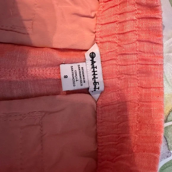 Athleta Women’s Coral / Orange Joggers - Picture 6 of 6